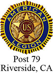 American Legion Post 79 Riverside, CA Logo